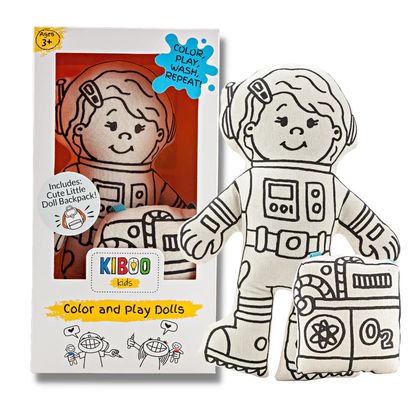 Color and Play Astronaut: Girl