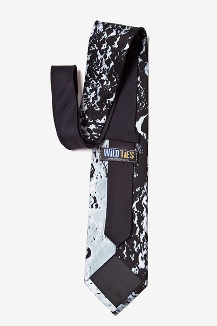 Ties: Moon Surface Silver