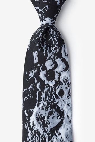 Ties: Moon Surface Silver