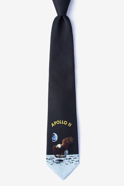 Ties: Apollo 11 Black