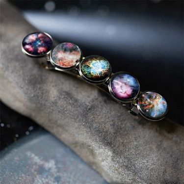 Jewelry: Hair Clip, Nebula Rainbow