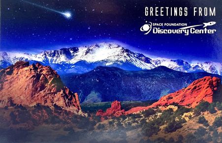 Postcard: Pike's Peak/Space/Garden of the Gods