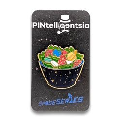 Space Salad Enamel Pin