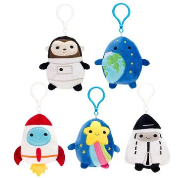 Galactic Plush Key Clips Asst