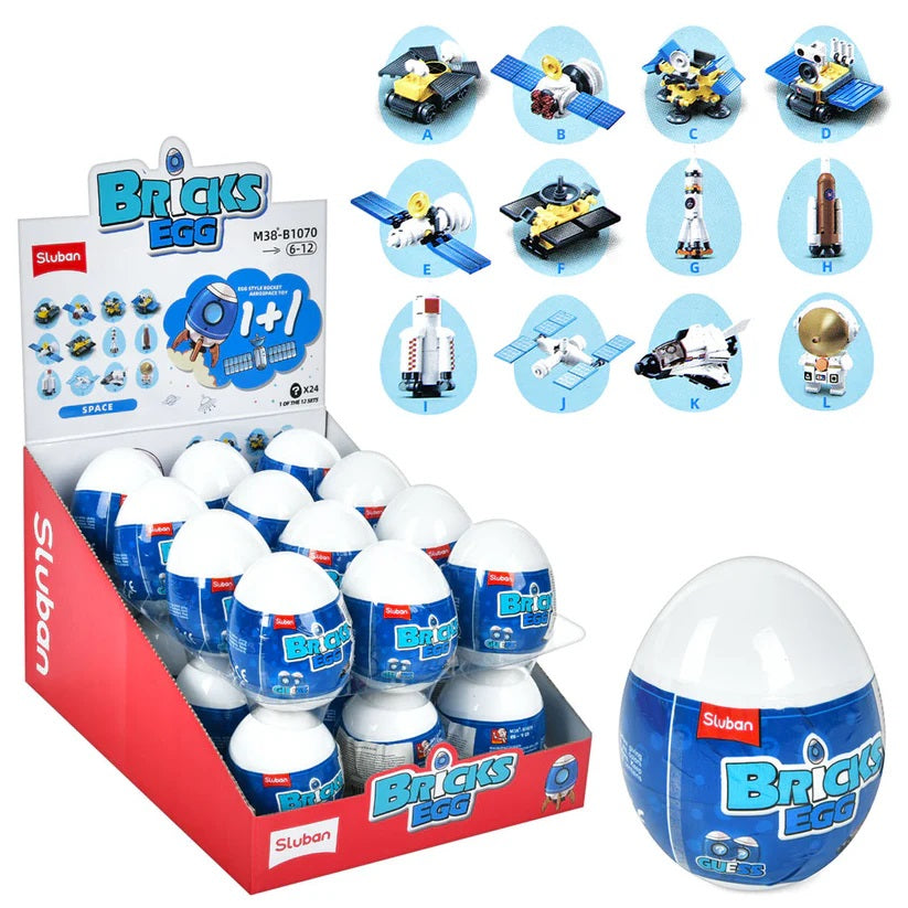 Qbricks Space Building Eggs Kit