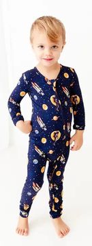 Astronaut Footie Pajamas 6-12