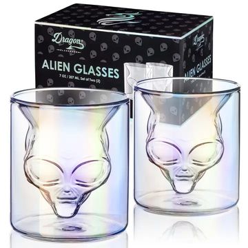 Area 51 Alien Glassware