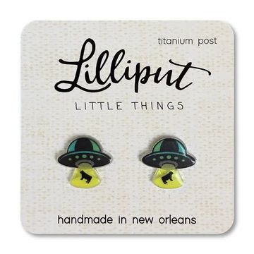 Lilliput UFO Earrings