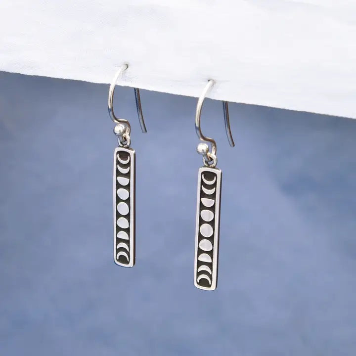 Earrings: Moon Phase Dangle