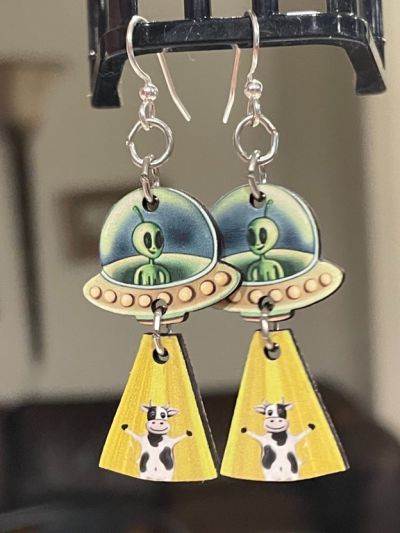 Earrings: Beam me Up Dangle