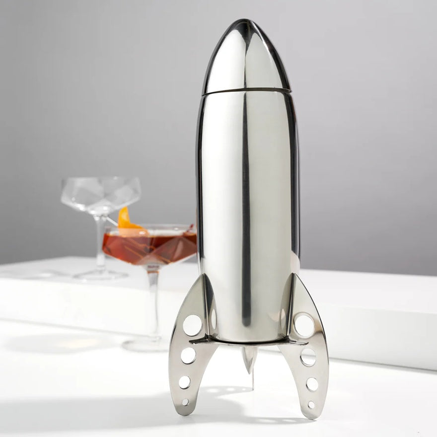 Retro Rocket Cocktail Shaker