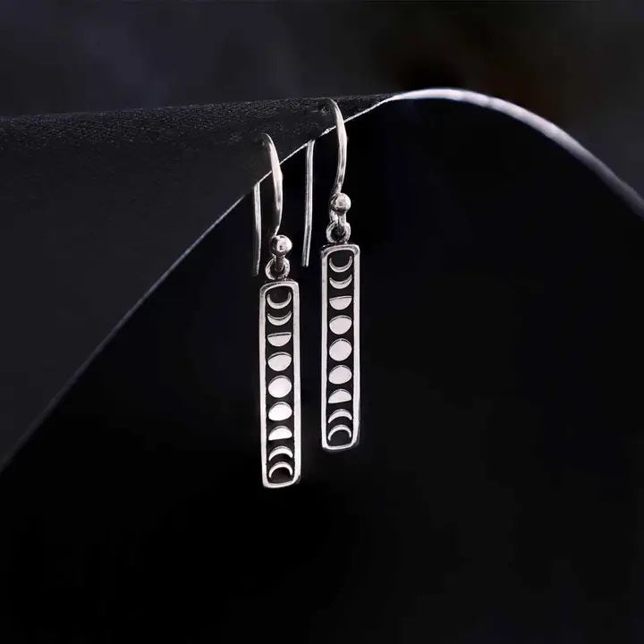 Earrings: Moon Phase Dangle