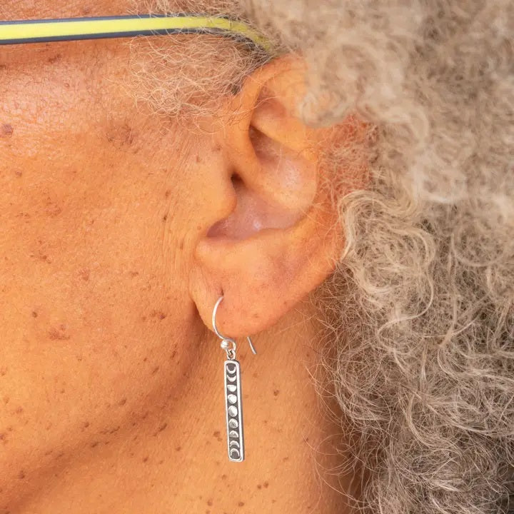 Earrings: Moon Phase Dangle