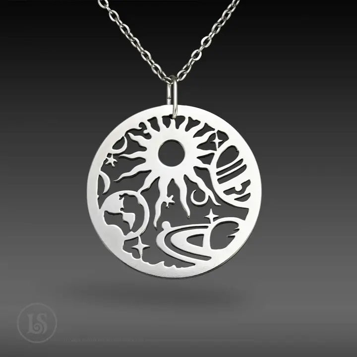 Solar System Pendant, Open Work