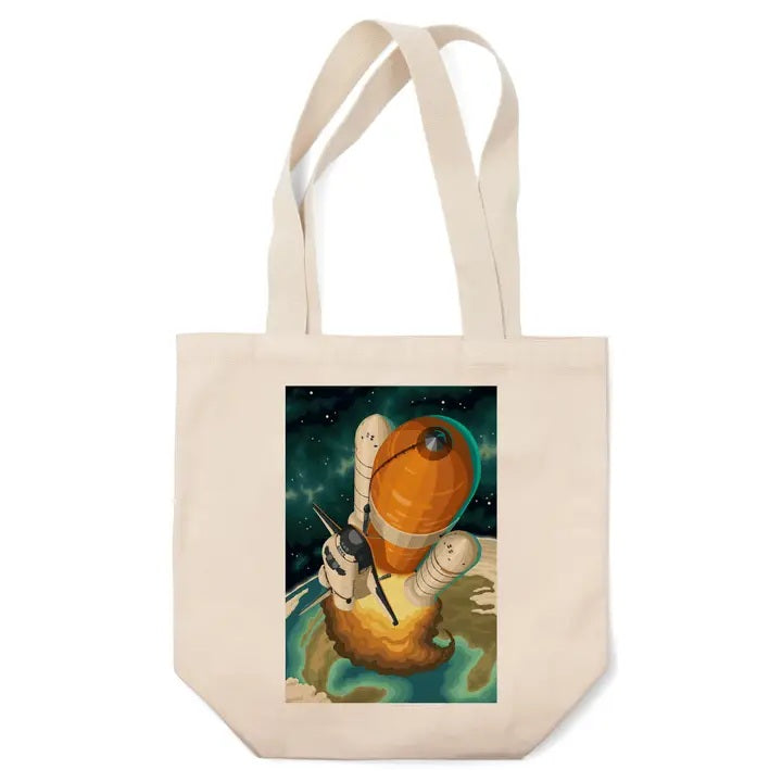 Tote Bag: Shuttle Entering Orbit