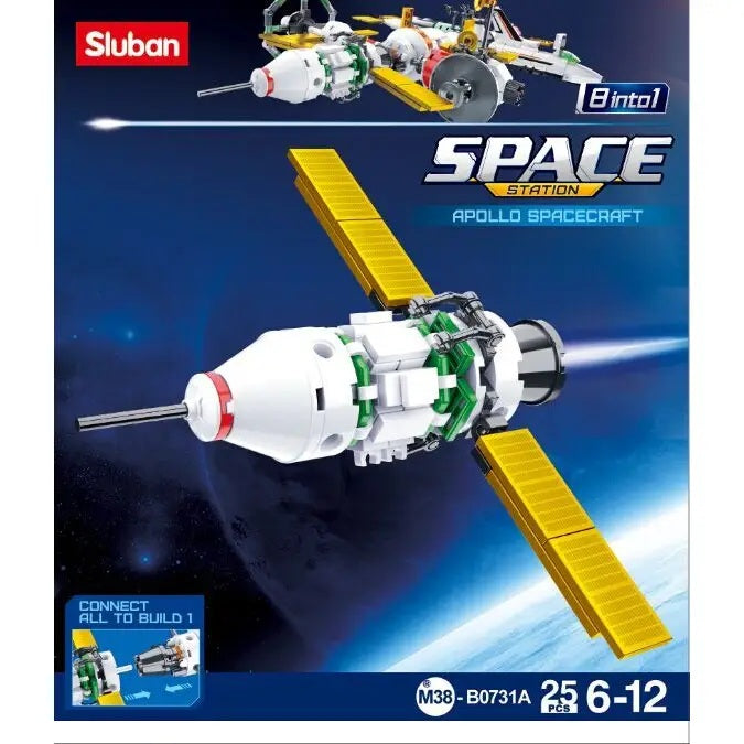 Apollo Spacecraft Brick Kit