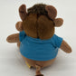 Bernie Bison Plush 6" wearing SFDC logo t-shirt