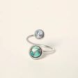 Jewelry: Earth & Moon Bypass Ring