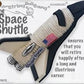 Keychain: Space Shuttle String Doll Gang