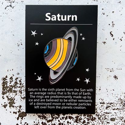 Pin: Saturn Enamel Pin