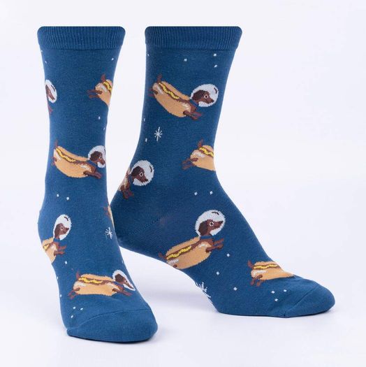 Socks: Weiner Dogs In Space Women's