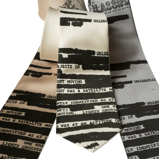 UFO Redacted Necktie
