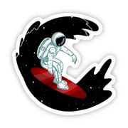 Sticker: Space Surfer