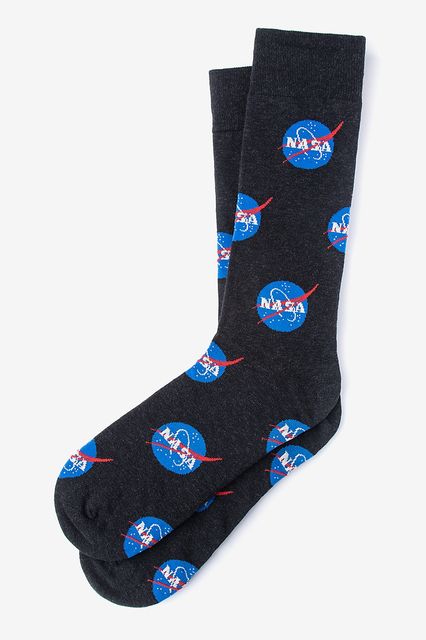 Socks: NASA Meatball - Black