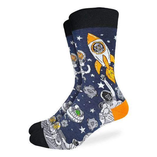 Socks: Men's Animal Astronaut Socks