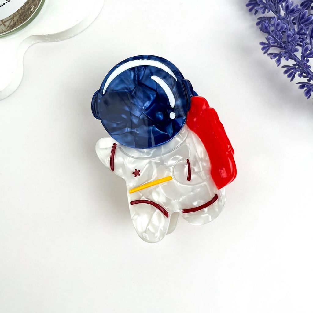 Hair Clip: Creative Astronaut