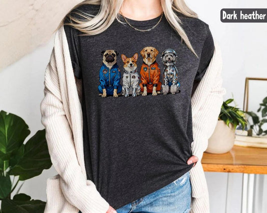 Dog Astronaut Crew Lg