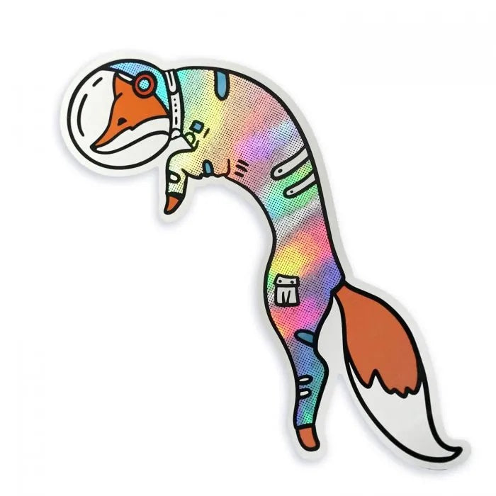 Stickers: Space Fox Hologram