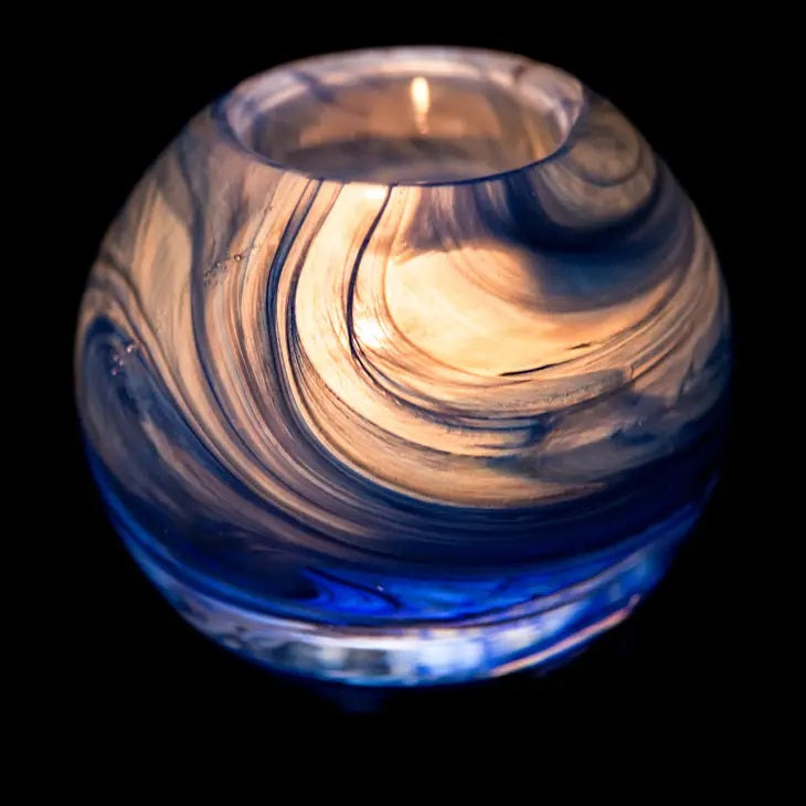 Space Tealight Candle Holder: Neptune