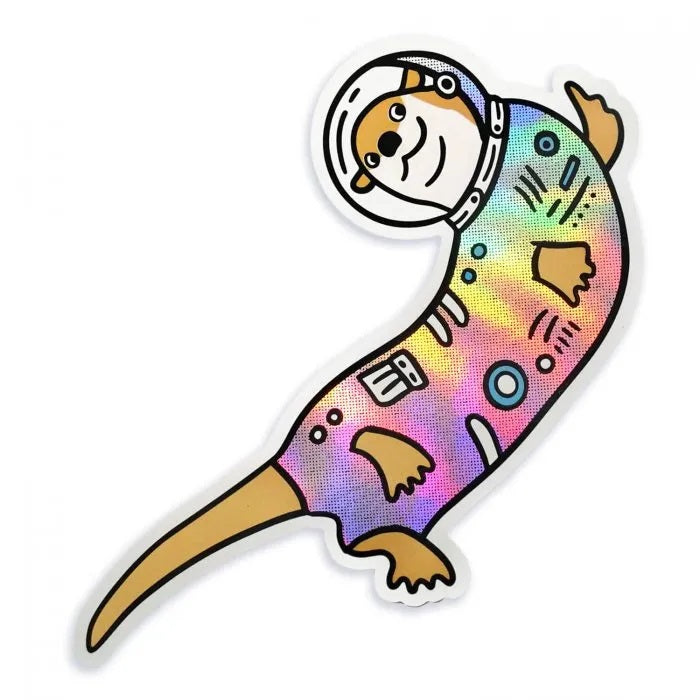 Stickers: Space Otter Hologram