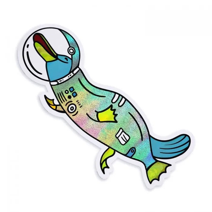 Stickers: Space Platypus