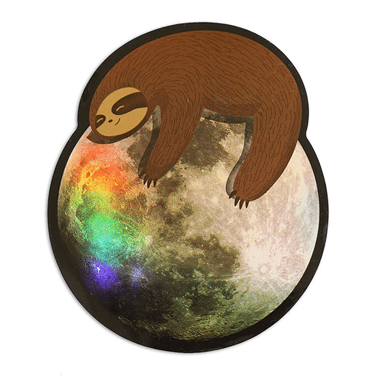 Stickers: Sloth on the Moon