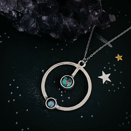 Artemis Necklace w/Lunar Orbit Pendant