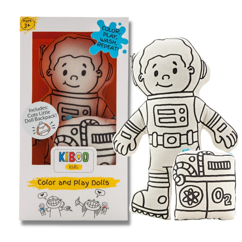 Color And Play Astronaut: Boy