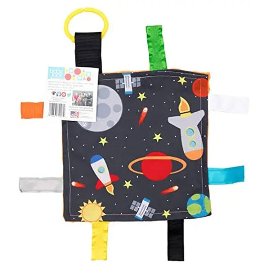 Space Rockets Crinkle Square