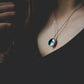 Jewely: Neckace Double Sided Moon Bronze