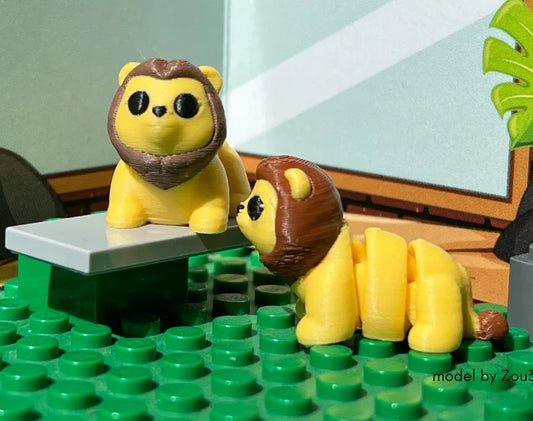 3-D Printed Lion