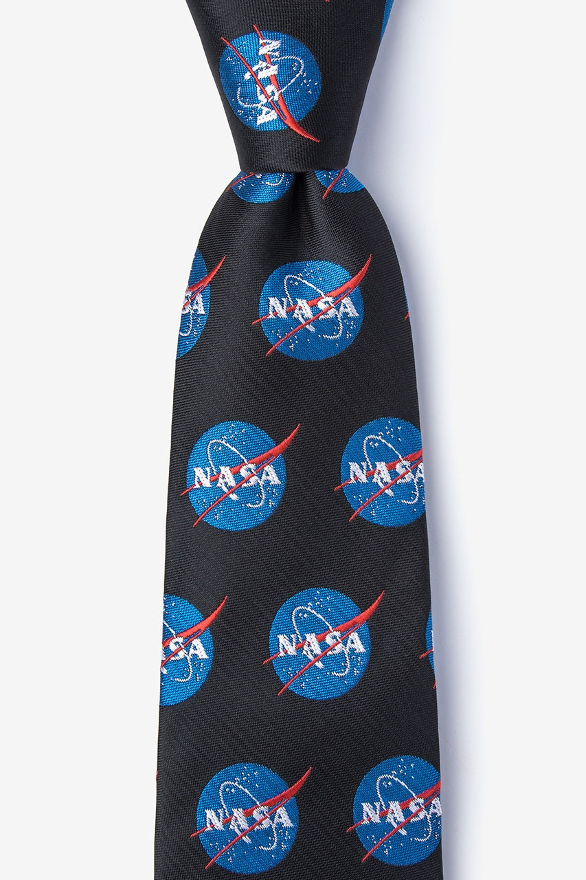 Ties: NASA Logo Black