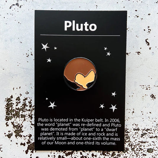 Pin: Pluto Enamel Pin