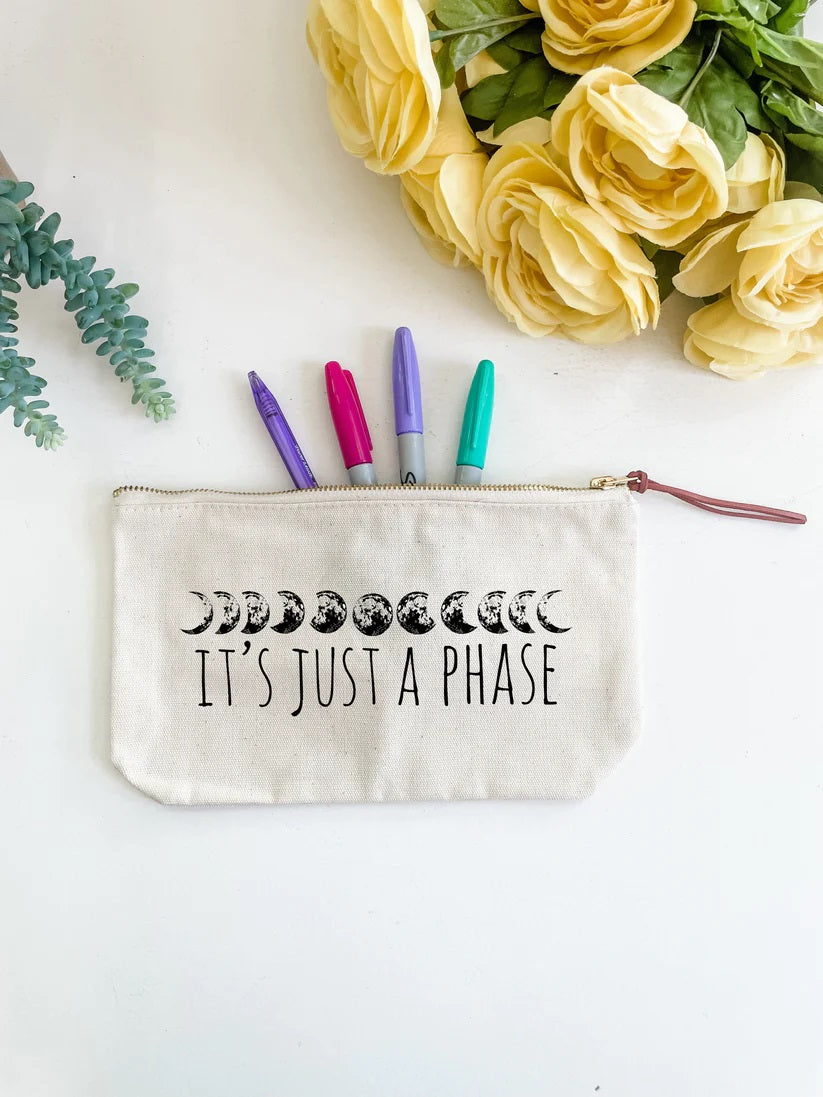 It's Just a Phase Zipper Pouch