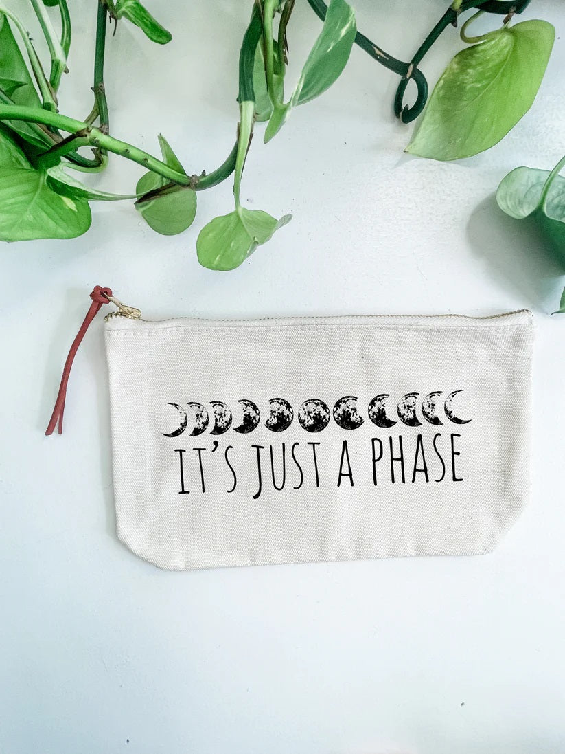 It's Just a Phase Zipper Pouch