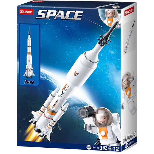 Saturn/Long March Rocket Brick Kit