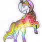 Stickers: Space Unicorn